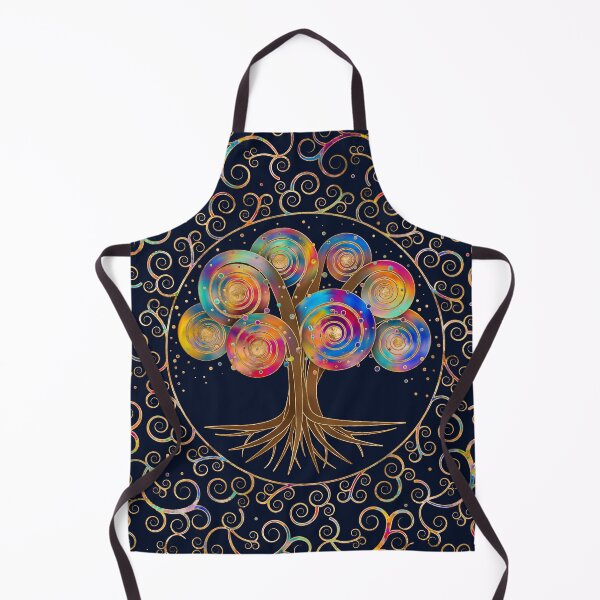 Item preview, Three of life - colorful spiral branches designed and sold by k9printart.