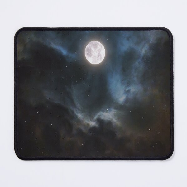 Item preview, Radiant Lunar Brilliance: Captivating the Full Moon on a Serene Night designed and sold by MERAKISL.
