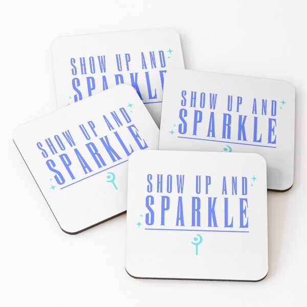 Item preview, Show up and Sparkle (Blue) designed and sold by Onigiri-Oishii.