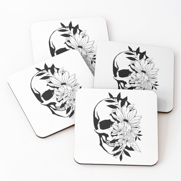 Item preview, Floral Skull designed and sold by Sima Sirus.