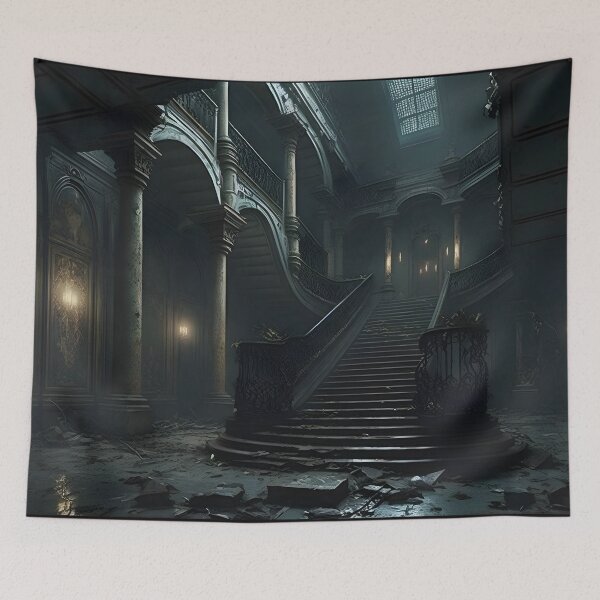 Item preview, Staircase of Shadows: A Creepy Asylum's Spooky Stone Stairway designed and sold by MonsterMatt87.