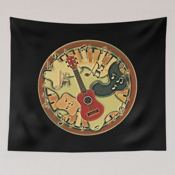 Item preview, Ukulele round variation designed and sold by piesdesignart.