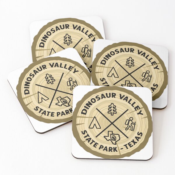 Item preview, Dinosaur Valley State Park Log Slice designed and sold by VanyaKar.