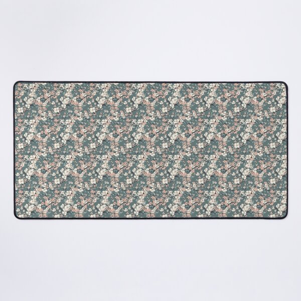 Item preview, Pink and White Japanese Cherry Blossom Green Background Pattern designed and sold by StudioTokyo.