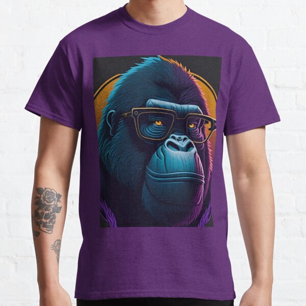 Zara - Gorilla New York T-Shirt - Light Blue - Unisex