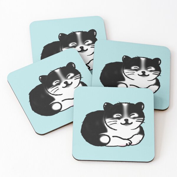 Item preview, cute tuxedo cat designed and sold by CuteCartoon.