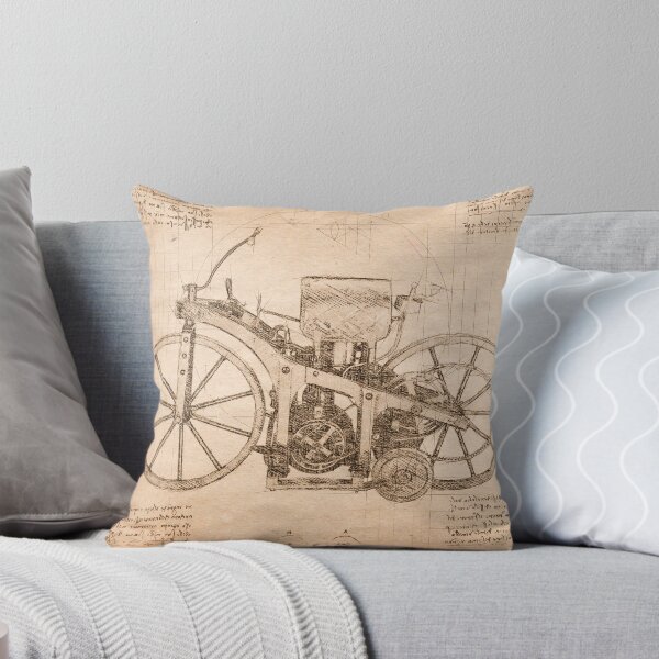 Item preview, Da Vinci Sketch Art DaimlerReitwagen - Vintage designed and sold by Rayyanz.
