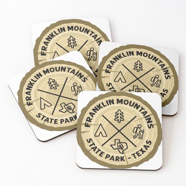 Item preview, Franklin Mountains State Park Log Slice designed and sold by VanyaKar.