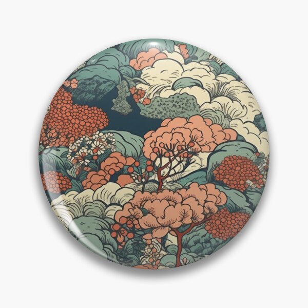 Item preview, Japanese Traditional Ukiyo-e Inspired Pattern  designed and sold by StudioTokyo.