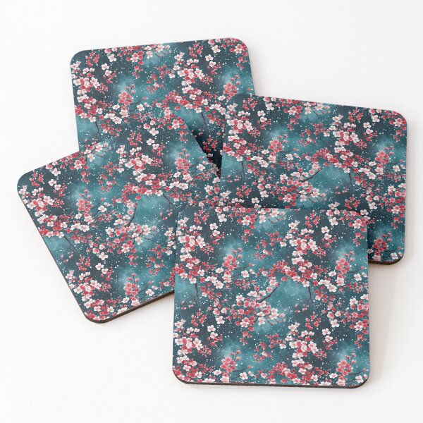 Item preview, Japanese Sakura on a Snowy Night designed and sold by StudioTokyo.