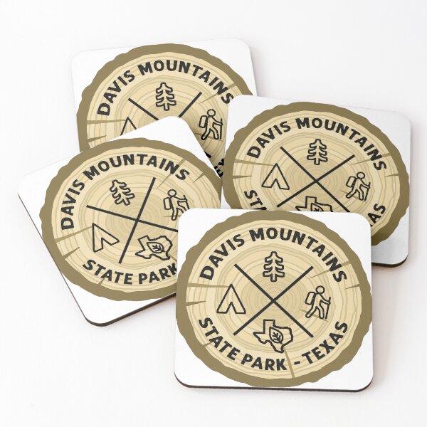 Item preview, Davis Mountains State Park Log Slice designed and sold by VanyaKar.