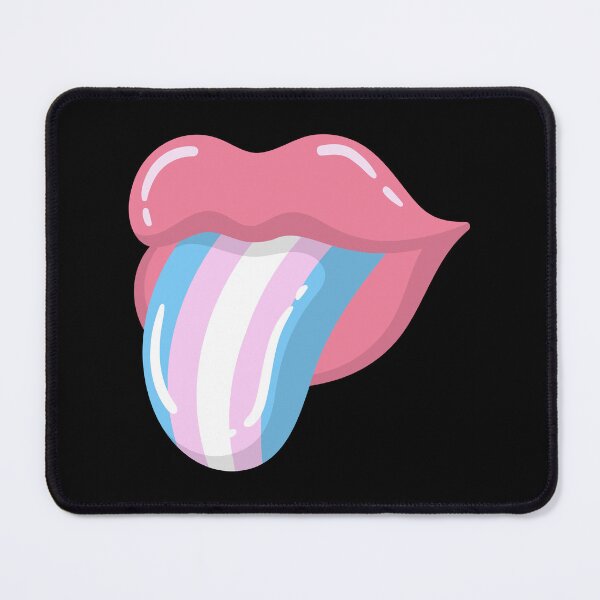 Item preview, Trans Pride Flag Tongue LGBTQ designed and sold by Vicious Malicious.