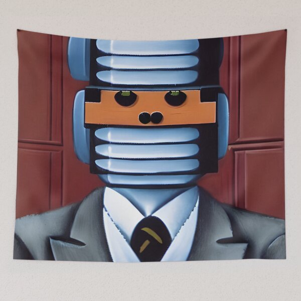Item preview, Robot in the style of famous art. designed and sold by CRAFTER-MEDIA.