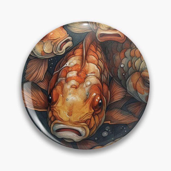 Item preview, Koi Fish In The Pond designed and sold by prettykaler.