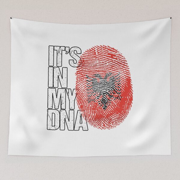 Item preview, Albania Its In My DNA - Albania Albanian Flag In Thumbprint , Albania womens , Albania mens , funny Albania gifts , Albania roots , Albania flag designed and sold by Fun-World.