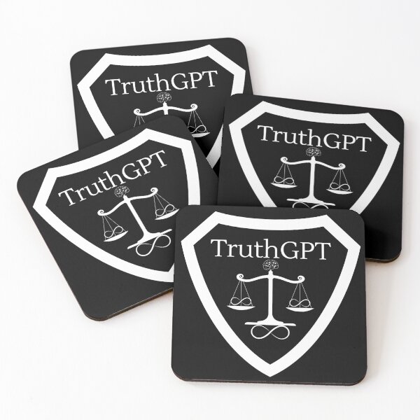 Item preview, TruthGPT Logo Concept - White Text designed and sold by TheKnightWriter.