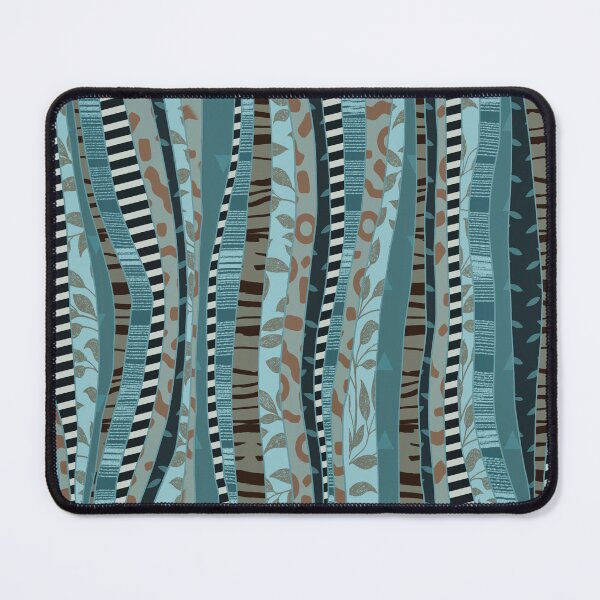 Item preview, Blue gray crazy stripes by Maxine Gadd  designed and sold by Maxine Gadd.