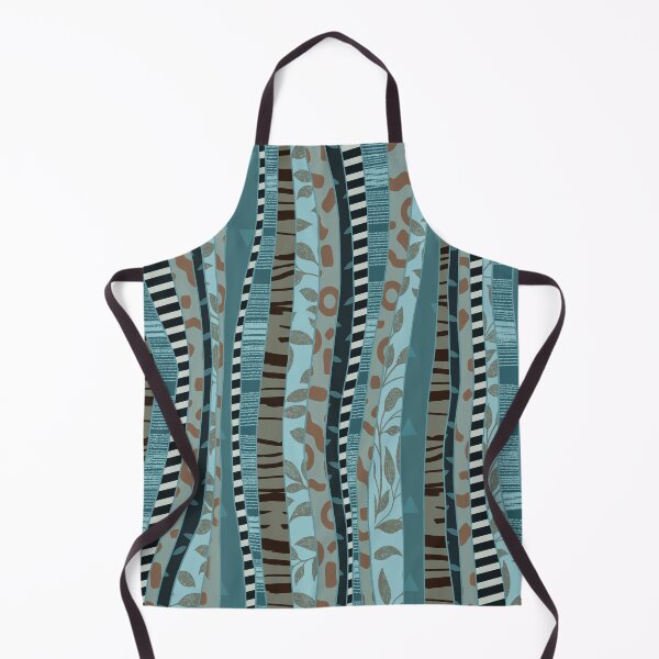 Item preview, Blue gray crazy stripes by Maxine Gadd  designed and sold by Maxine Gadd.