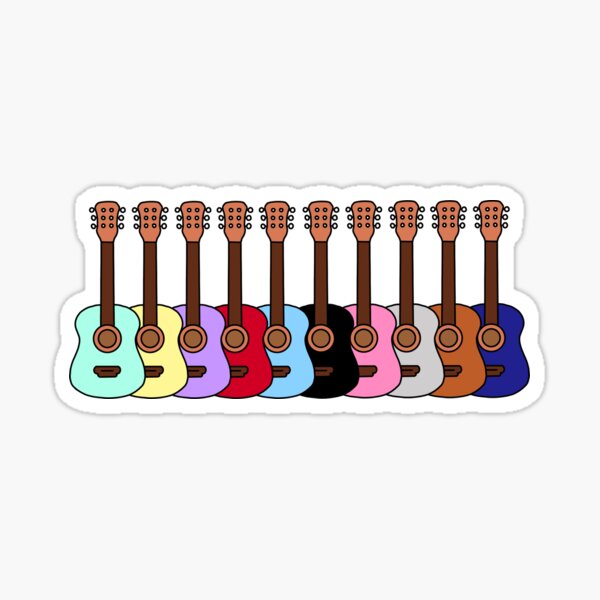 Taylor Swift Lover Guitar Sticker by LaCaracolaMagic