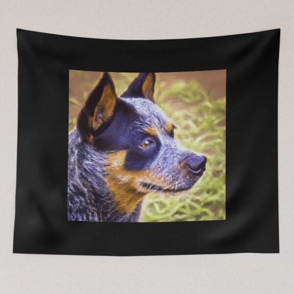 Item preview, Australian Cattle Dog - Dog Portrait designed and sold by CrankyOldDude.