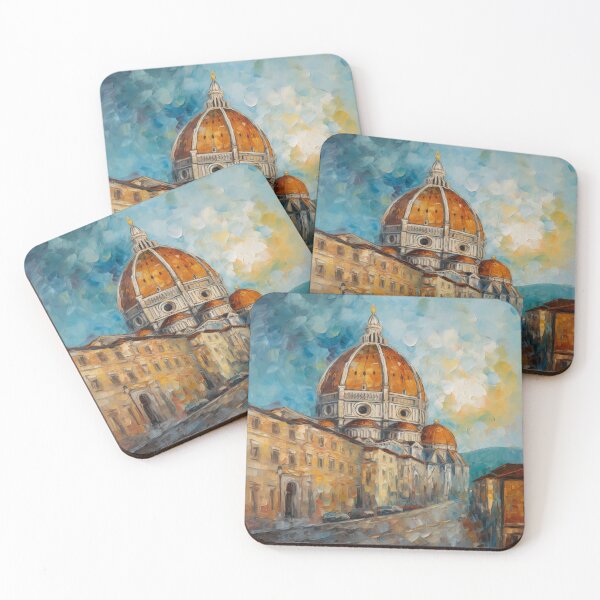 Item preview, Florence, Italy | Duomo | Knife Palette Oil Painting Style designed and sold by Sicilian-art.