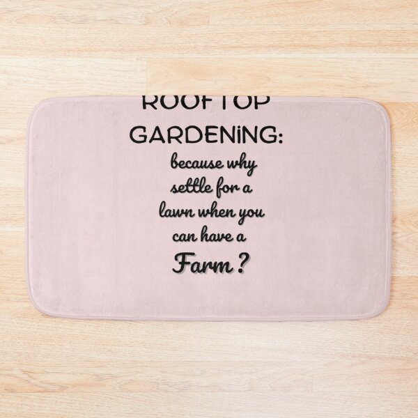 Item preview, "Rooftop gardening: because why settle for a lawn when you can have a farm?" designed and sold by saposzer.