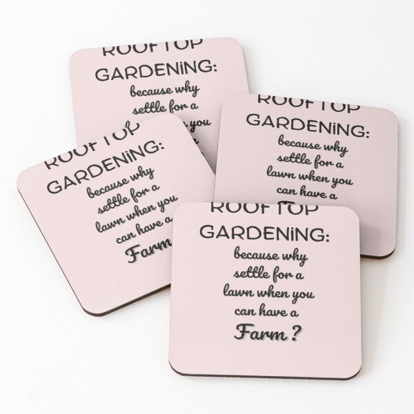 Item preview, "Rooftop gardening: because why settle for a lawn when you can have a farm?" designed and sold by saposzer.