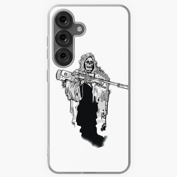 Vista previa del artículo con la obra «francotirador militar guerra fantasma guerra ucraniana con rifle de precisión silenciado», diseñado y vendido por dexvo.