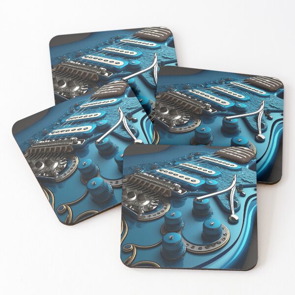 Item preview, Guitar artwork AI designed and sold by Slowerblue.