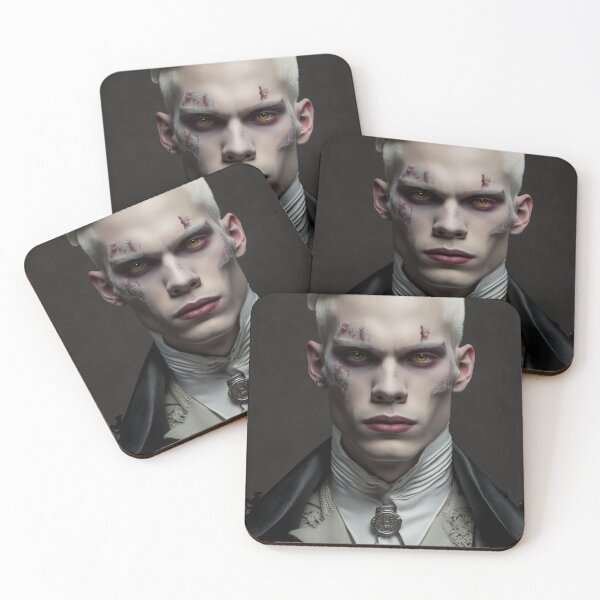 Item preview, Beautiful albino male goth fashion model designed and sold by Simone Davino.
