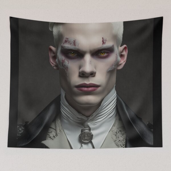 Item preview, Beautiful albino male goth fashion model designed and sold by Simone Davino.