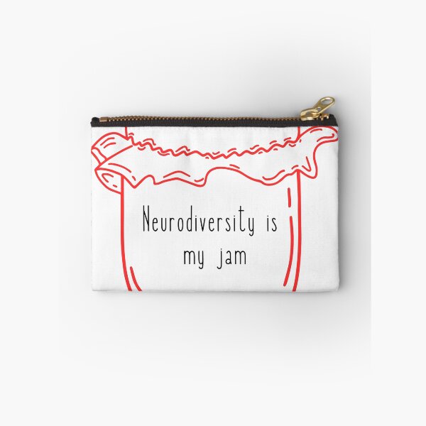 Item preview, Neurodiversity is my jam - not literally (red) designed and sold by jechaiyells.