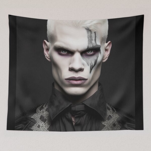 Item preview, Beautiful albino male goth fashion model designed and sold by Simone Davino.