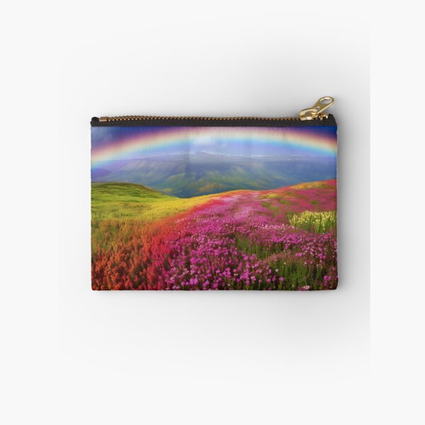 Item preview, The Rainbow Connection: A Colourful Field with a Rainbow Bridge in the Sky designed and sold by MonsterMatt87.