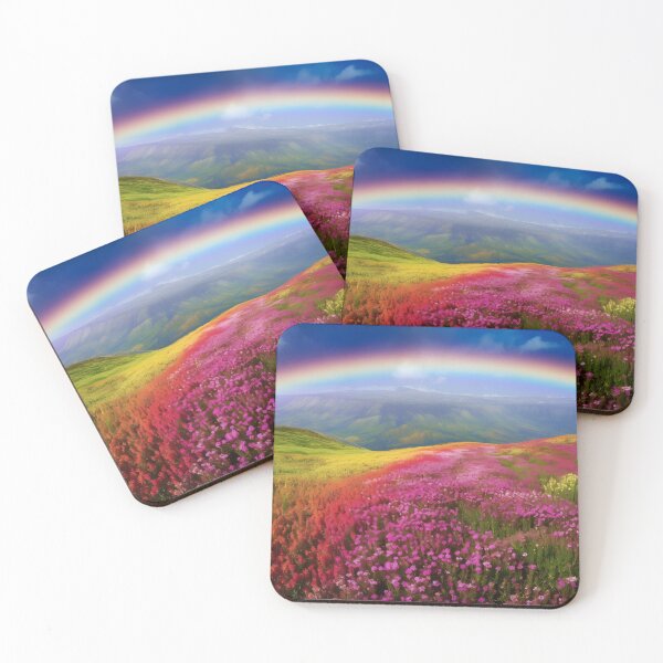 Item preview, The Rainbow Connection: A Colourful Field with a Rainbow Bridge in the Sky designed and sold by MonsterMatt87.