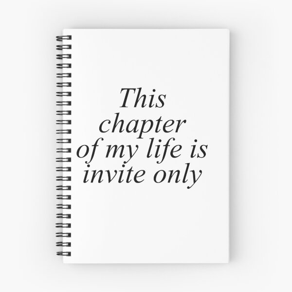Item preview, This chapter of my life is invite only designed and sold by Profashionall.