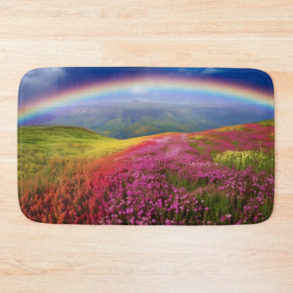 Item preview, The Rainbow Connection: A Colourful Field with a Rainbow Bridge in the Sky designed and sold by MonsterMatt87.