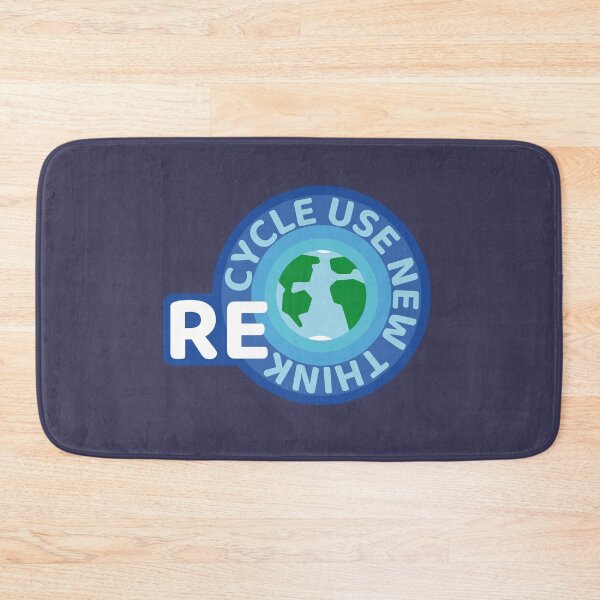 Item preview, Recycle Reuse Renew Rethink Blue Badge designed and sold by withasmiledsgn.