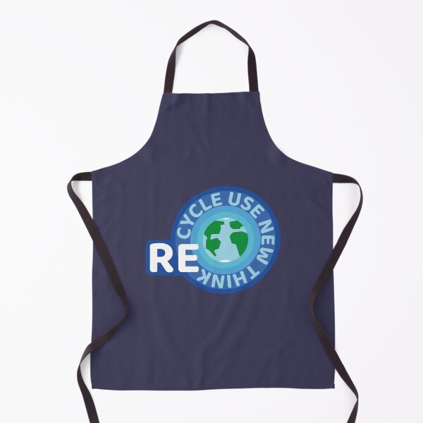 Item preview, Recycle Reuse Renew Rethink Blue Badge designed and sold by withasmiledsgn.