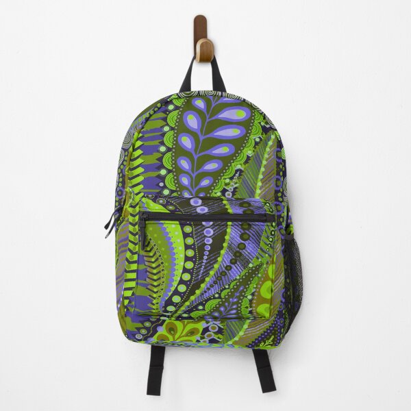 Item preview, Olive and lavender leaf pattern by Maxine G designed and sold by Maxine Gadd.