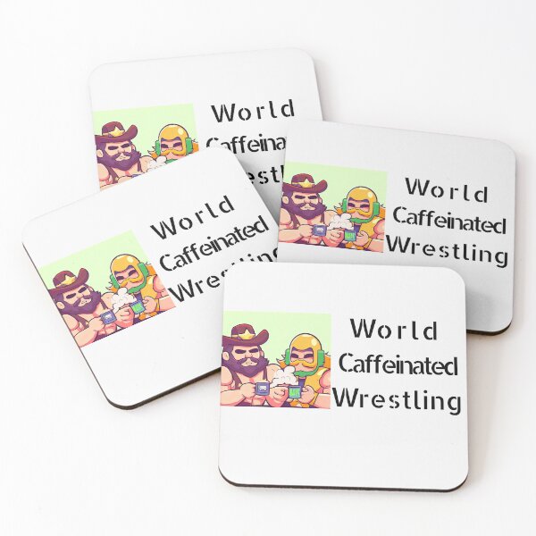 Item preview, World Caffeinated Wrestling designed and sold by caffeinekind.