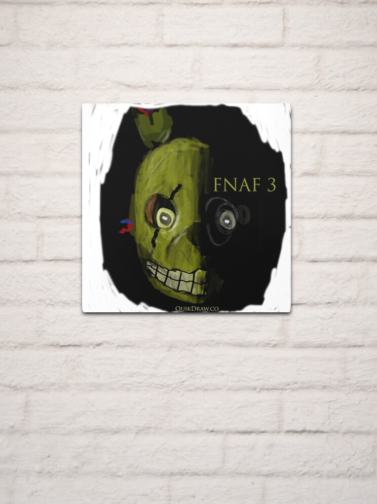 FNAF Spring Trap Metal Print for Sale by Sciggles