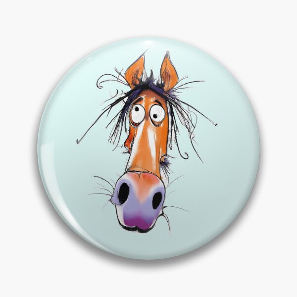 Item preview, funny crazy horse designed and sold by TheScruffyGoose.