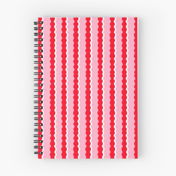 Item preview, Pink and Red, Wavy, Squiggle Stripes  designed and sold by OneThreeSix.