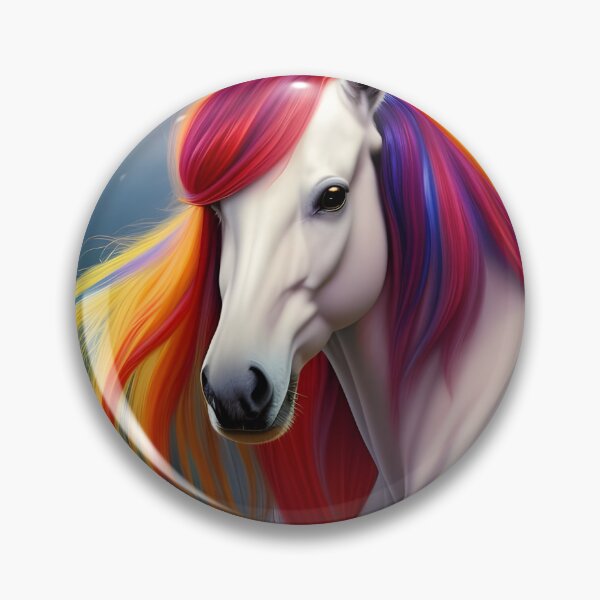 rainbow horse Pin