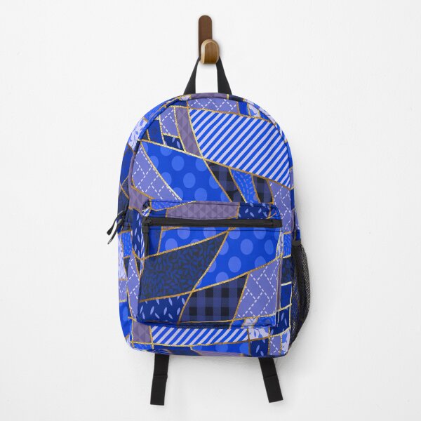 Item preview, Ultra blue patchwork by Maxine Gadd designed and sold by Maxine Gadd.