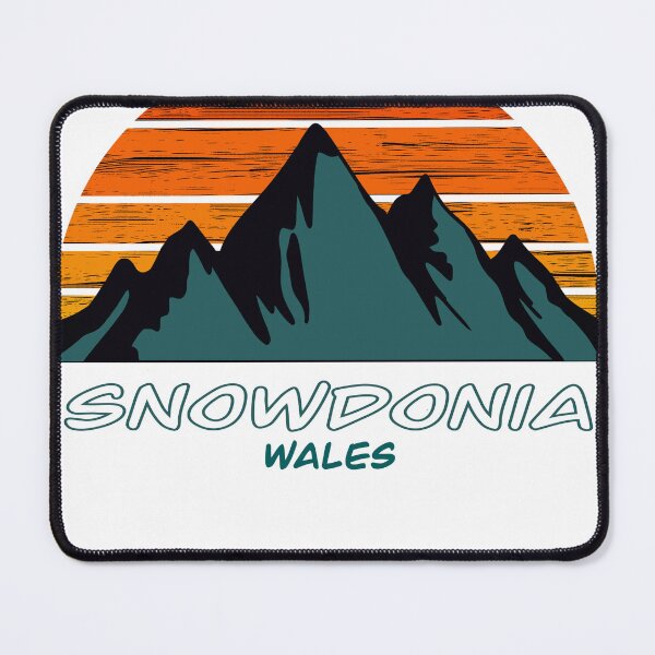Item preview, Snowdonia sunset snowdon adventure graphic art designed and sold by SoulTrekking.