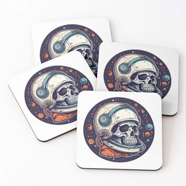 Item preview, Space Skull designed and sold by BadOmenStickers.