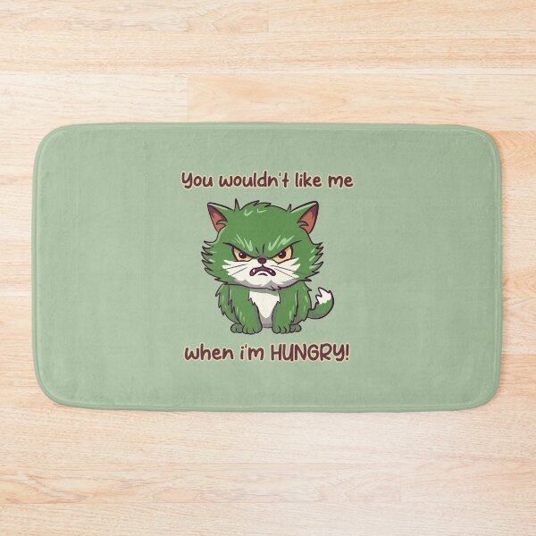 Item preview, Hungry Bad Mood Cat designed and sold by Shaani.