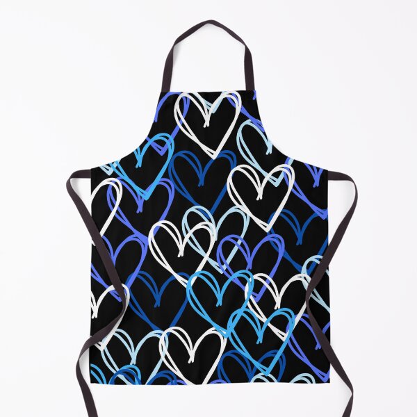 Item preview, Colorful blue layered hearts abstract designed and sold by SUUSCK ★.